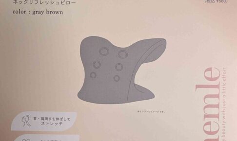 3COINSのネックリフレッシュピロー