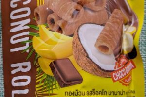 GreenVilleのクリスピーココナッツロール チョコバナナ味