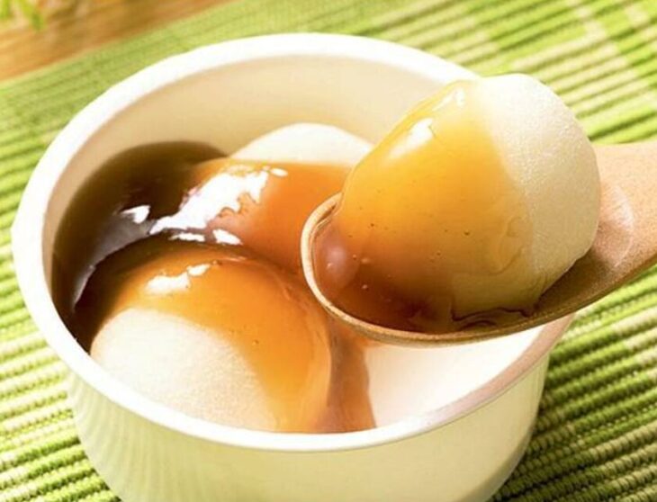 コープデリの冷凍みたらし団子を解凍したイメージ