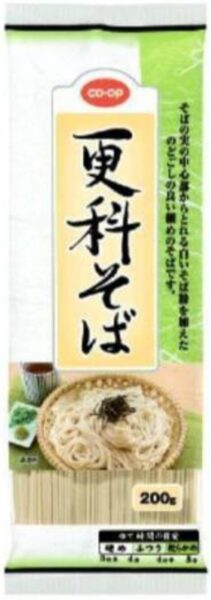 コープデリの更科そば
